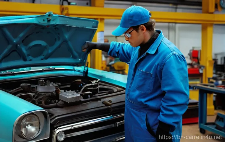자동차정비기사 실무 경험 쌓는 법 - **Prompt 1: "The Apprentice's First Steps in a Traditional Auto Workshop"**
    A young, enthusiasti...
